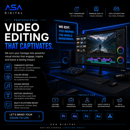 Professional Video Editing